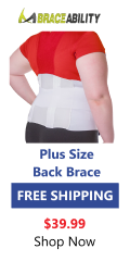 Plus size back brace picture link